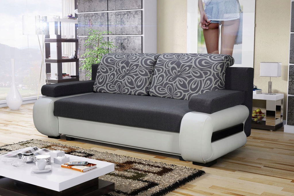 Kanapa ABI Mała Nowoczesna Stylowa 2 Sofa Wersalka