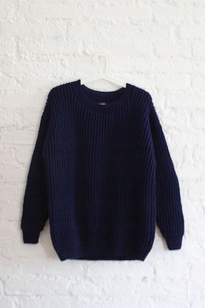 sweter handmade klasyczny oversize COS tanio