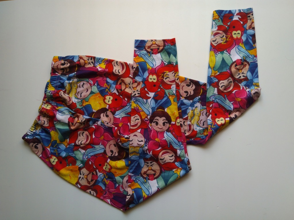 Disney bajkowe legginsy 128