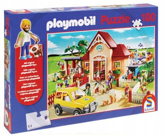 Puzzle 150 el. PLAYMOBIL Domek na drzewie + figurka