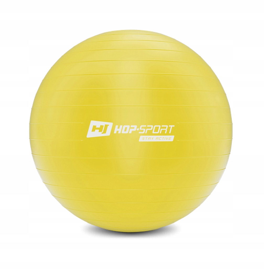 Piłka fitness 45cm żółta + pompka GRATIS