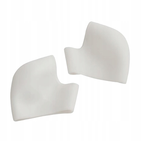 Avon FootWorks Silikonowe skarpetki na pięty białe