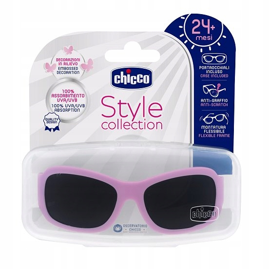 CHICCO okulary przeciwsłoneczne style 24 m+fiolet