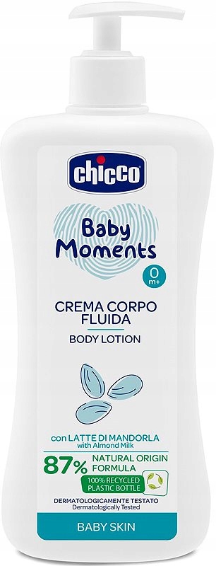 Chicco Baby Moments mleczko do ciała dla dzieci 500 ml