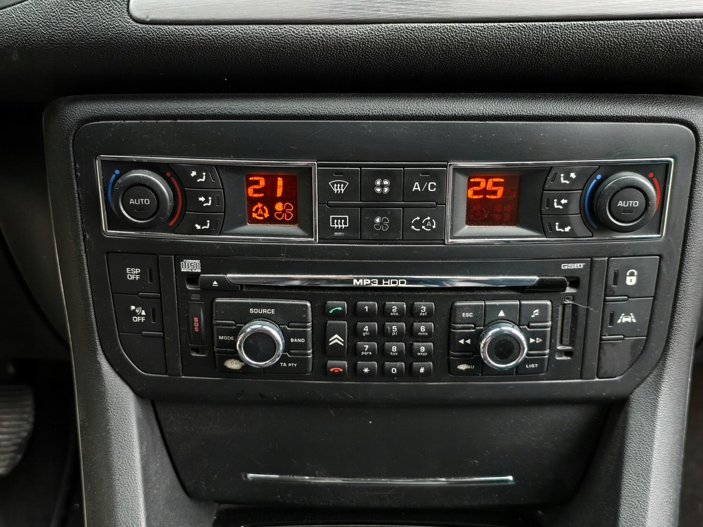 RT5 Nawigacja Radio CD Mp3 Bluetooth HDD GSM CITROEN C5 III X7