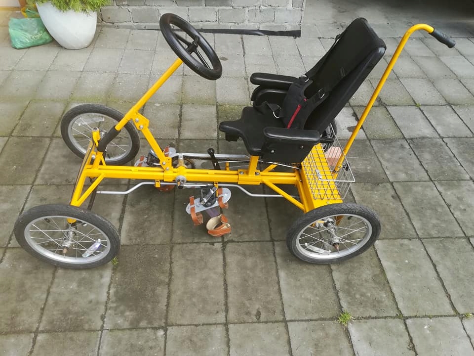 Rower gokart dla dziecka niepełnosprawnego