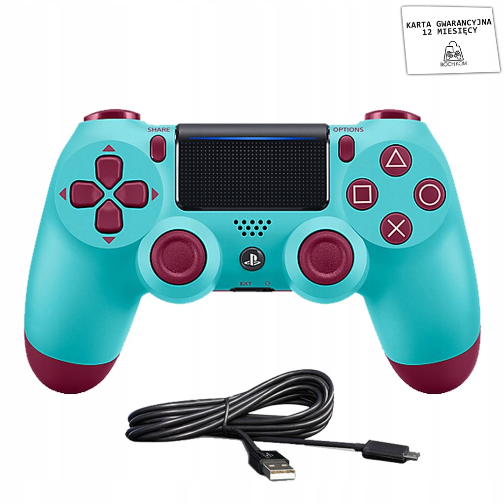 DualShock 4 V2 Pad PS4 SLIMPRO BERRY BLUE KLASA A+