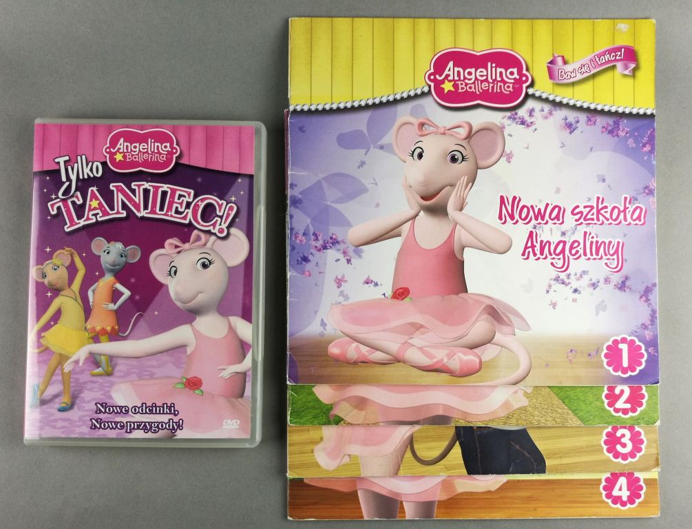 Angelina Ballerina: Film DVD i 4 książki