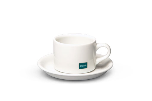 DILMAH Filiżanka z logo 220 ml bez złoceń - 7352805653 ...