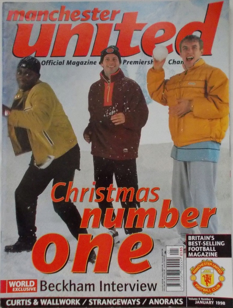 Manchester United Magazine styczeń 1998