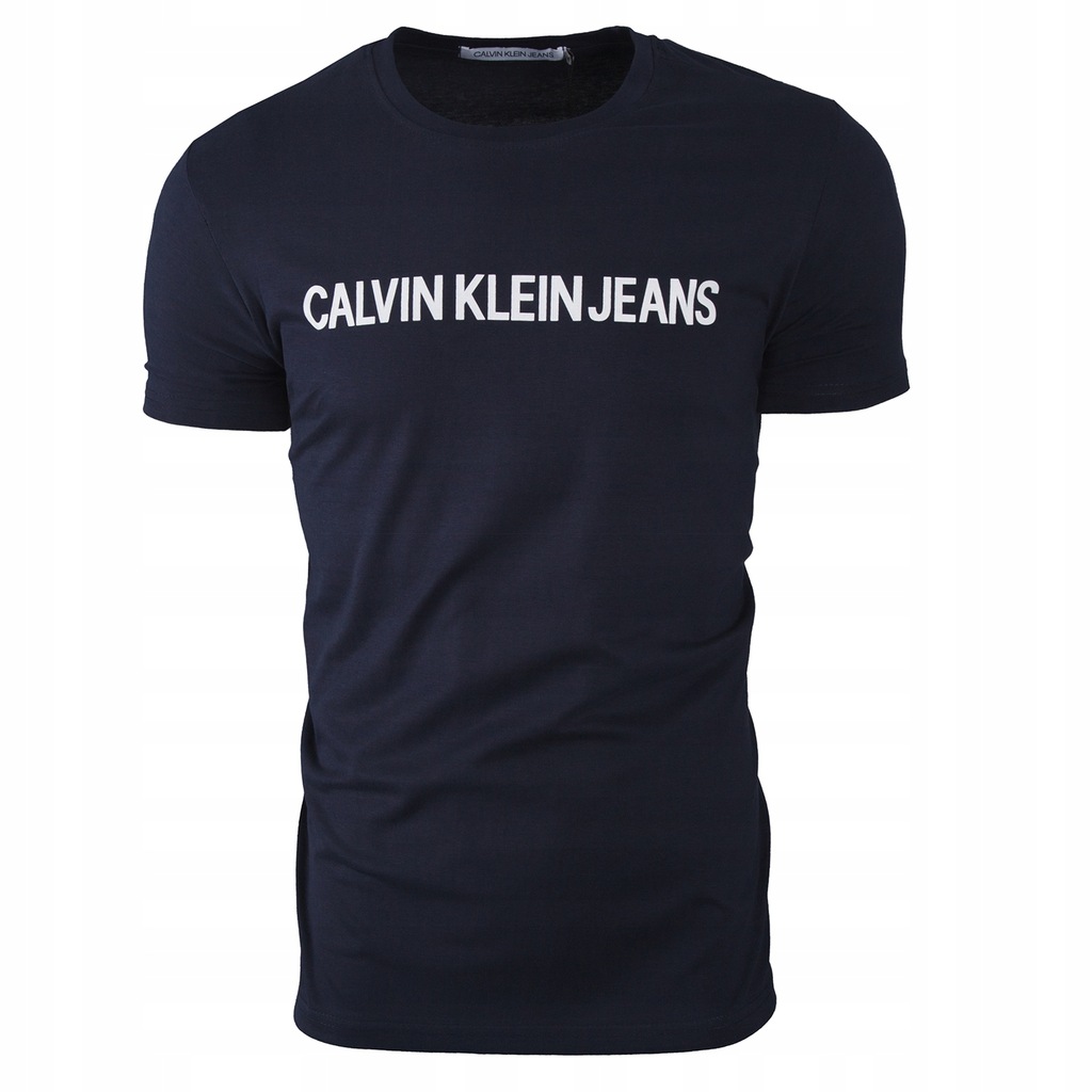 T-SHIRT KOSZULKA MĘSKA CALVIN KLEIN JEANS GRANAT M