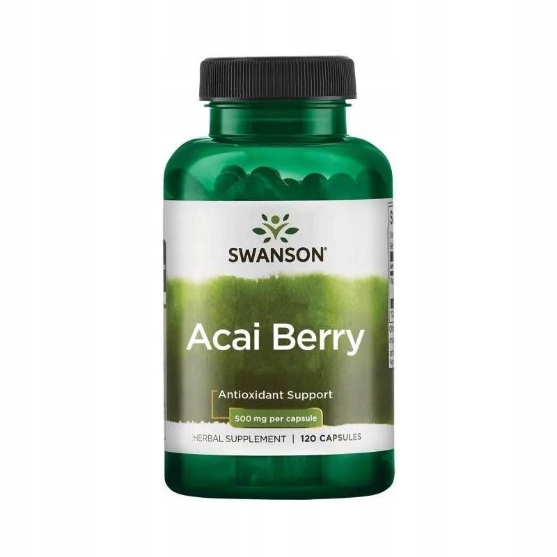 Acai owoce 500 mg (120 kaps.) Swanson