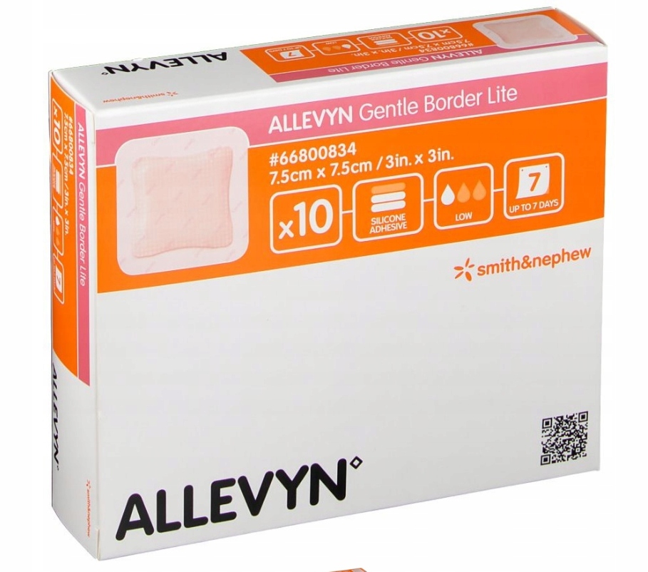 Smith Nephew ALLEVYN Gentle Border Lite 7,5x7,5cm 10szt