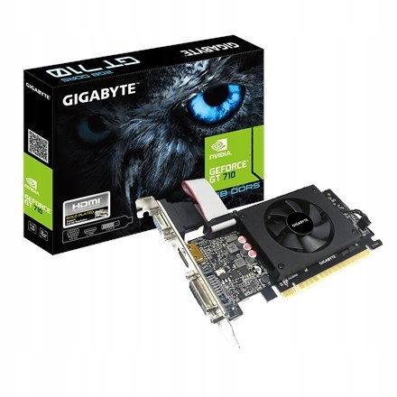 Gigabyte GV-N710D5-2GIL NVIDIA, 2 GB, GeForce GT 710, GDDR5, PCI-E 2.0 x 8,