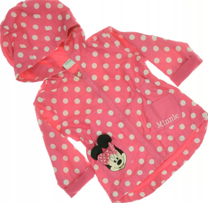 DISNEY _ RÓŻOWA CIENKA KAMIZELKA Z MINI _ 6-9m 74