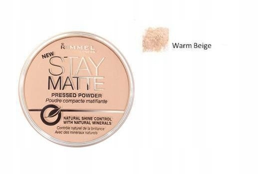 Stay Matte Long Lasting Pressed puder 6 Warm Beige