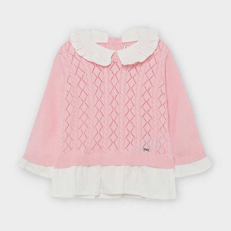 Sweterek dziewczynka różowy r. 98 MAYORAL 2358