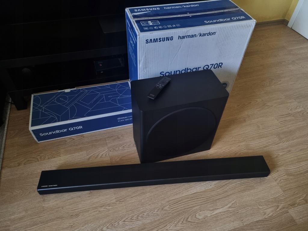 Soundbar Samsung Q70R 3.1.2 HWQ70R Dolby Atmos BT 12629644095