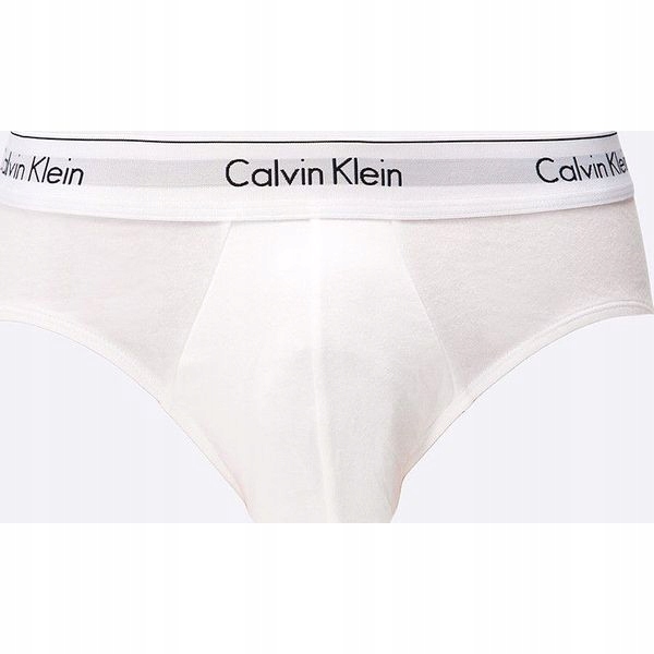 X9876 CALVIN KLEIN majtki slipy białe L 2PAK