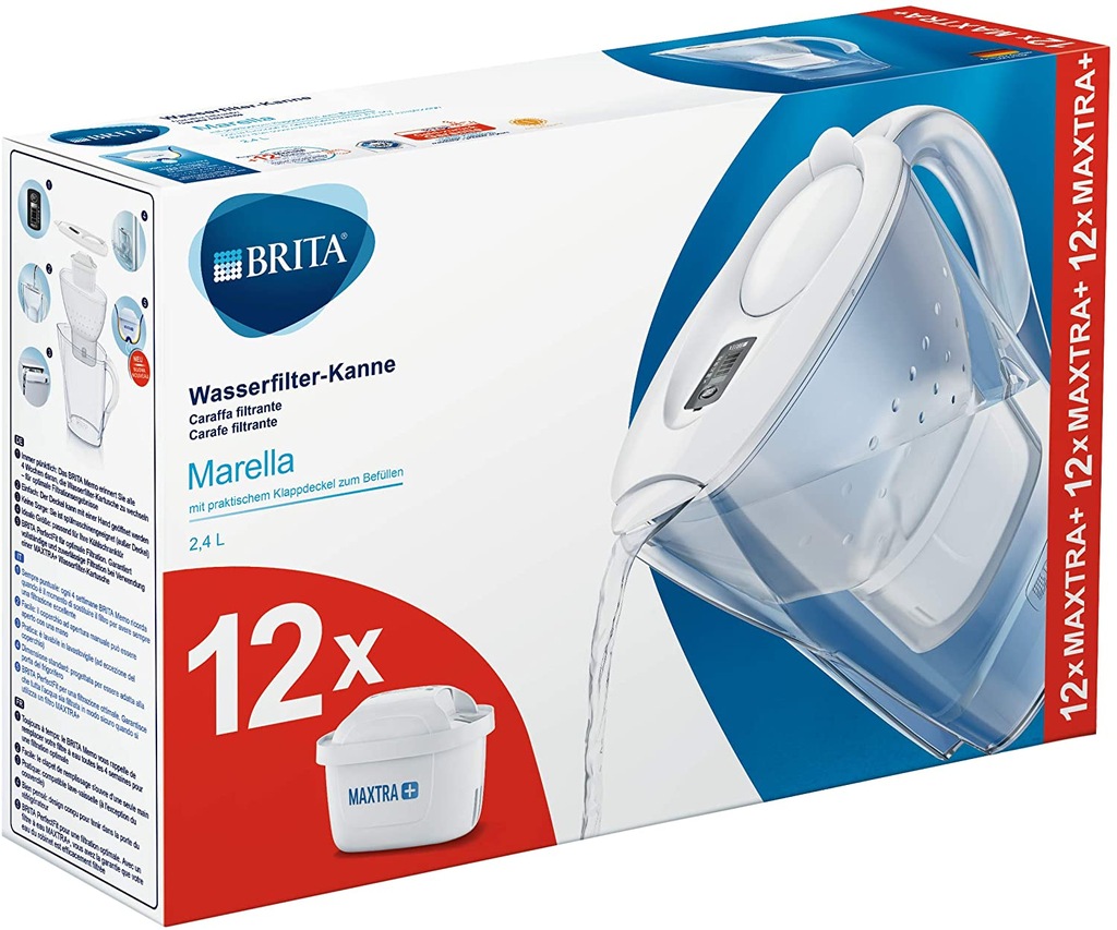 BRITA MARELA DZBANEK FILTRUJĄCY WODĘ 1FILTR 144360