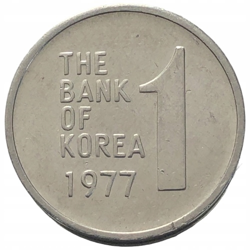 59095. Korea Południowa - 1 won - 1977r.