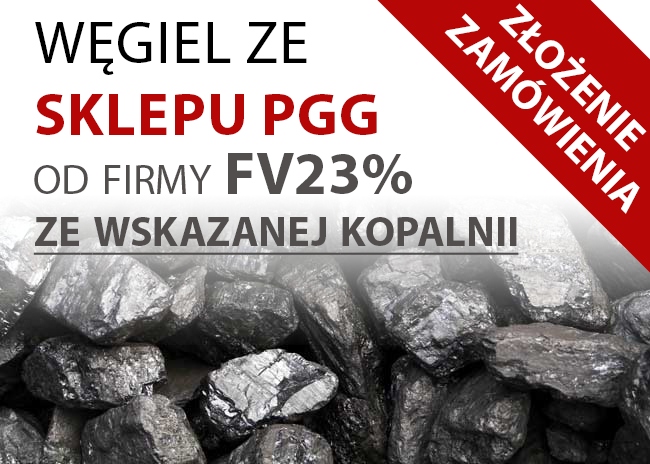 PGG węgiel ekogroszek, groszek, orzech, kostka PRO