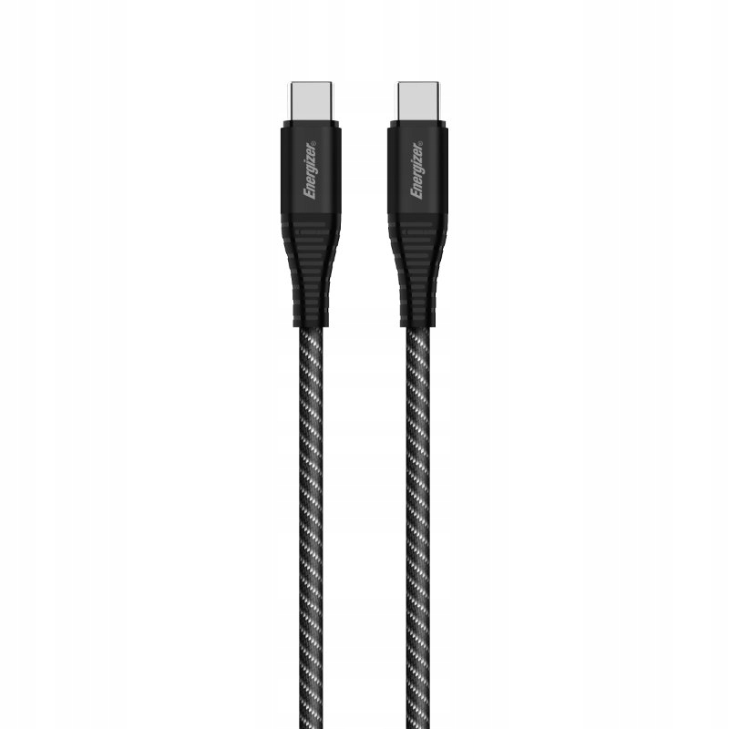 Energizer Ultimate - Kabel połączeniowy USB-C do USB-C 100W 2m (Czarny)