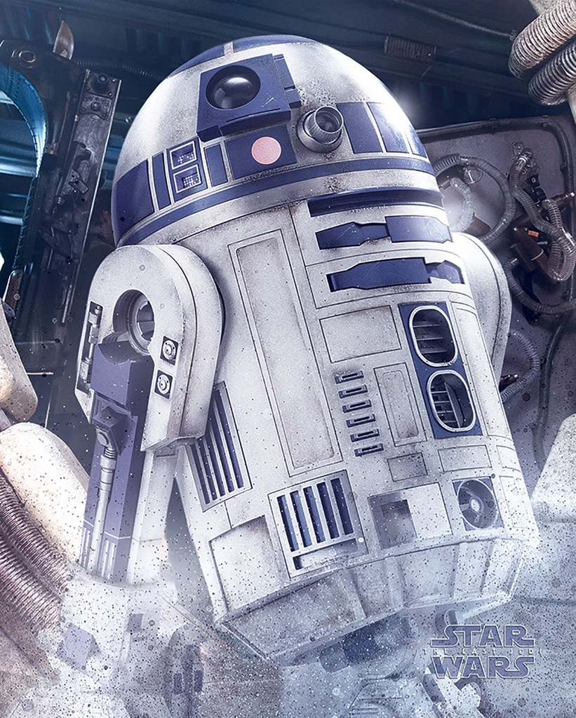 Gwiezdne Wojny Ostatni Jedi Robot R2-D2 - plakat