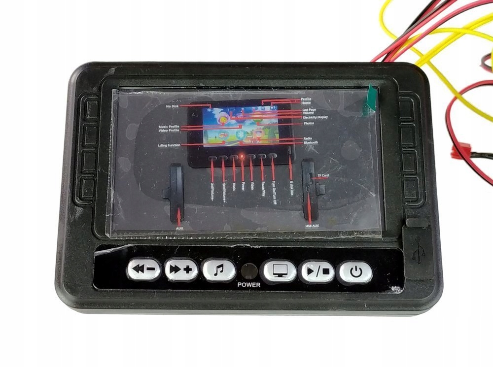 ND24_9317 Panel muzyczny LCD MP4 do Range Rover D