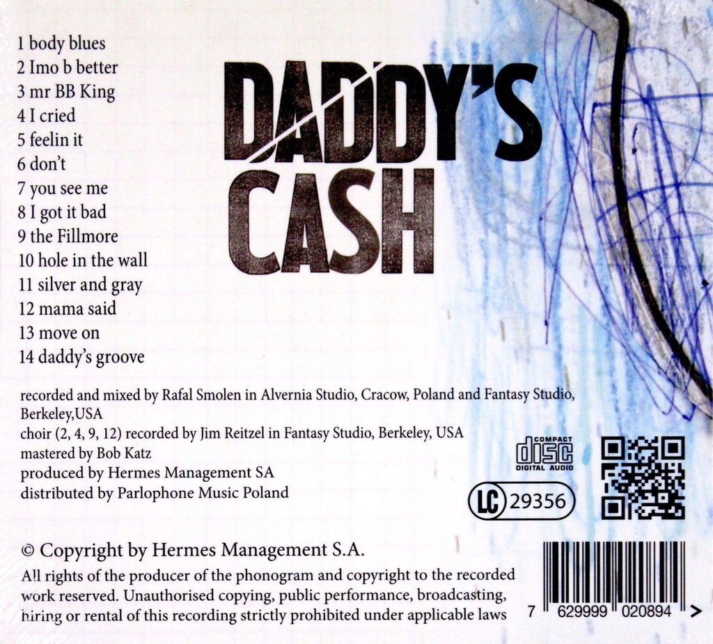 Купить DADY'S CASH: BODY BLUES (CD): отзывы, фото, характеристики в интерне-магазине Aredi.ru