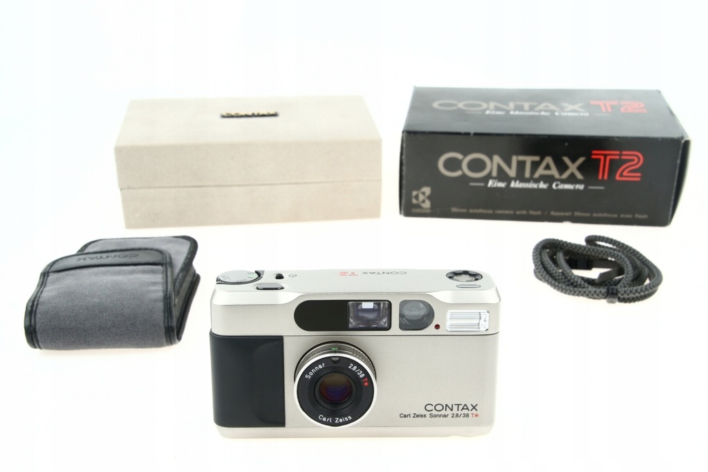 Contax T2 Silver + Carl Zeiss Sonnar 38mm F2.8 T* - 13552208626