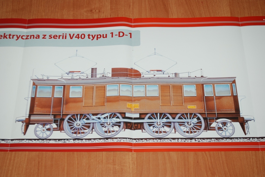 Lokomotywa elektryczna z serii V40 1-D-1 / PLAKAT