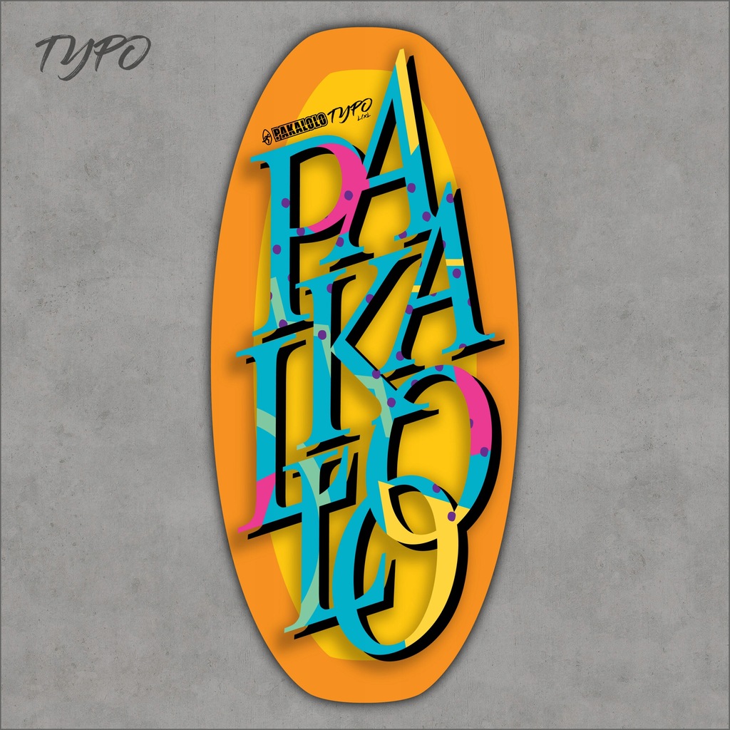 SKIMBOARD PAKALOLO TYPO L/XL