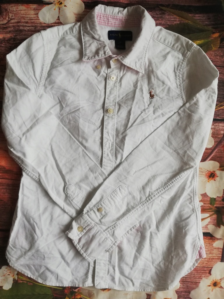 Koszula Ralph Lauren 12l elegancka biała j tommy