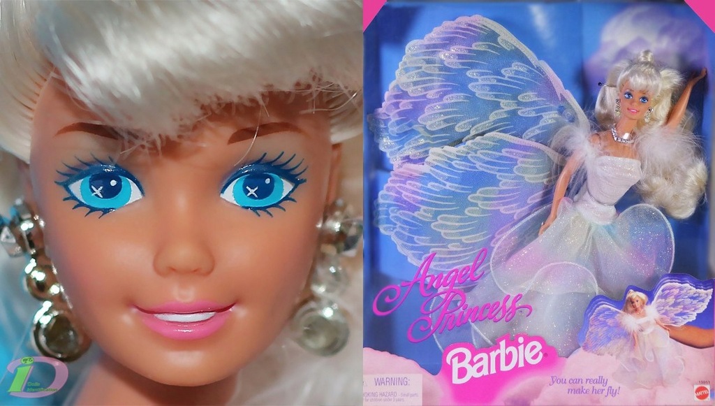 barbie angel princess 1996