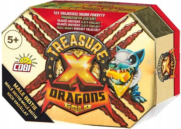 TREASURE X DRAGONS GOLD SERIA 2 ZESTAW MAŁA BESTIA