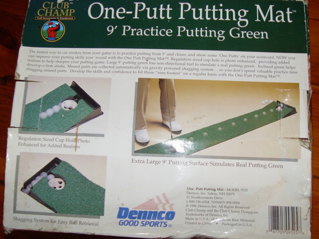 ONE-PUTT PUTTING MAT -MATA TRENING DO GOLFA 280CM