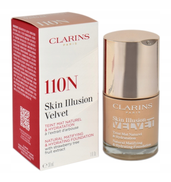 CLARINS Skin Illusion Velvet Foundation 110N Podkład do twarzy 30ml