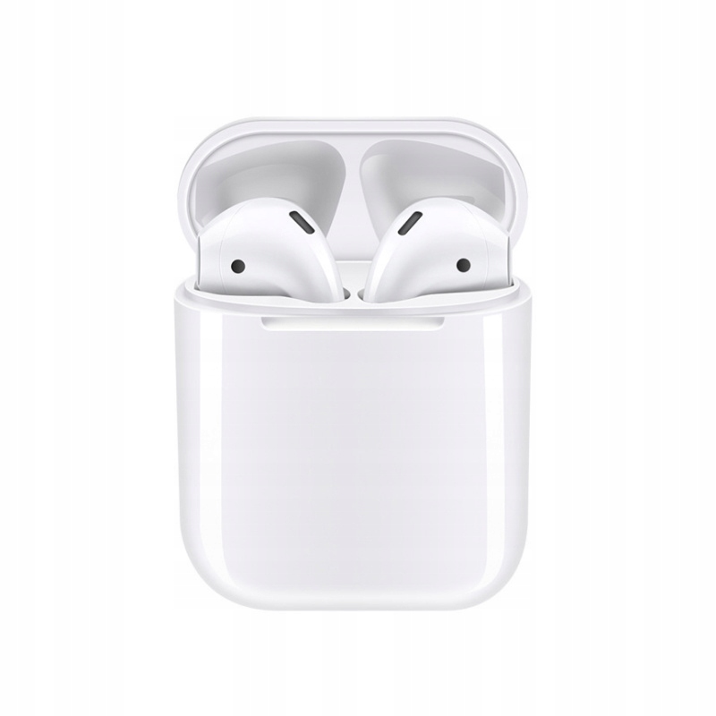 SŁUCHAWKI BEZPRZEWODOWE DOTYKOWE i12 AIRPODS BIAŁE