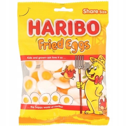 Żelki Haribo Wielkanoc jajka eggs miękkie 175g