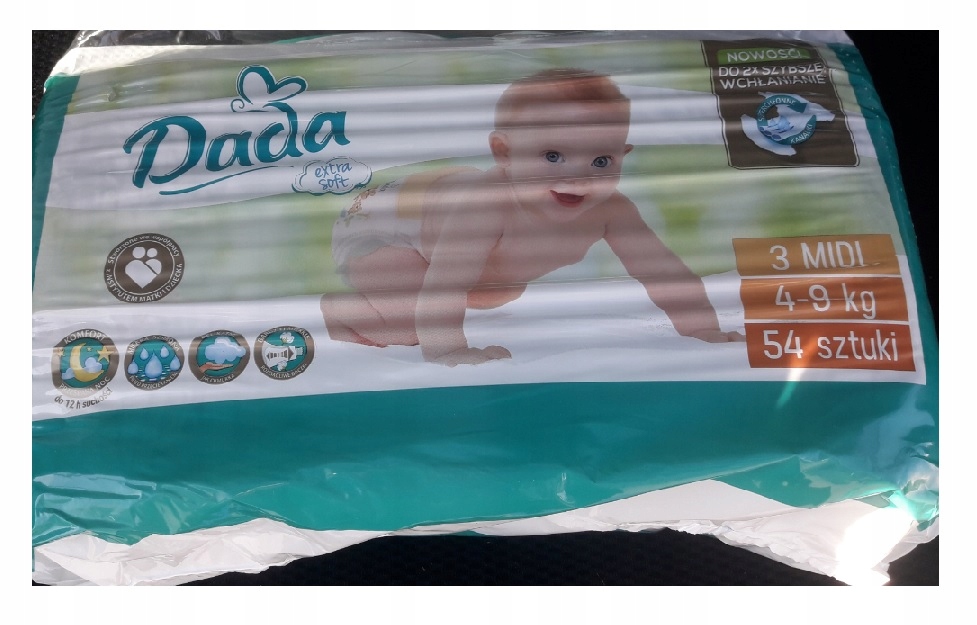 Dada 3 Midi (4-9 Kg) 54Szt.