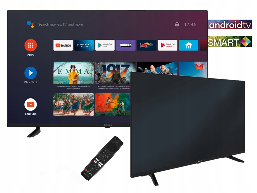 Telewizor UHD SmartTV AndroidTV 43" GRUNDIG - 12683268270 - oficjalne ...
