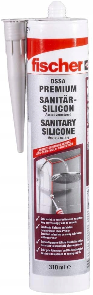 Fischer DSSA silikon biały sanitarny 310ml