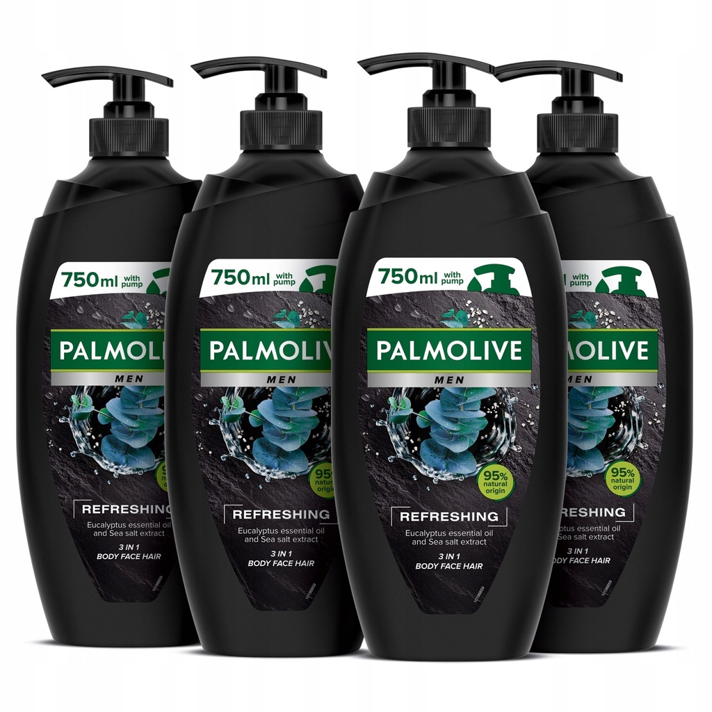 Купить PALMOLIVE MEN мужской гель для душа 4х750мл: отзывы, фото, характеристики в интерне-магазине Aredi.ru