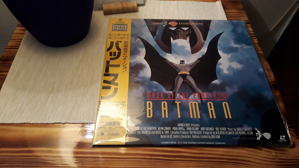 Batman, Mask of the Phantasm, laserdisc, komiks