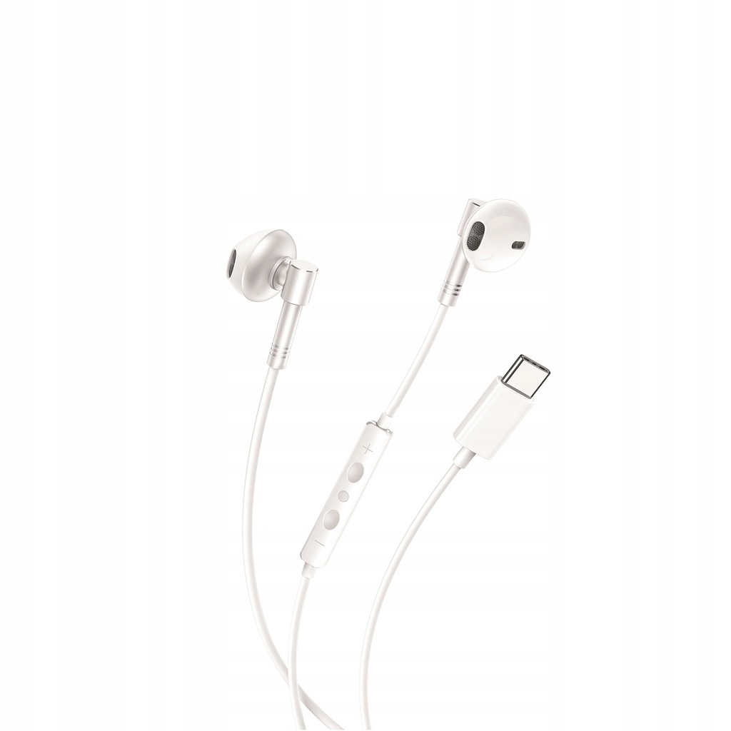 XO słuchawki przewodowe EP60 USB-C douszne białe