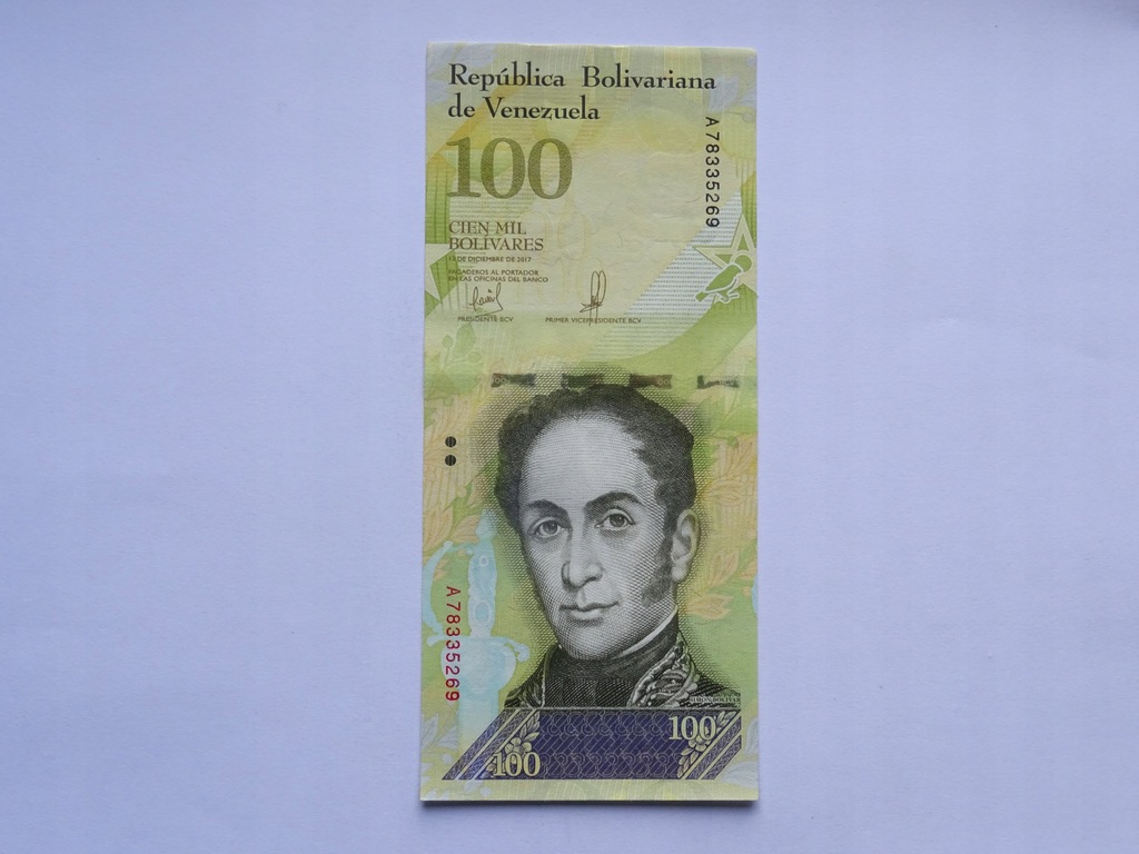 Wenezuela 100000 bolivares 2017 -C238