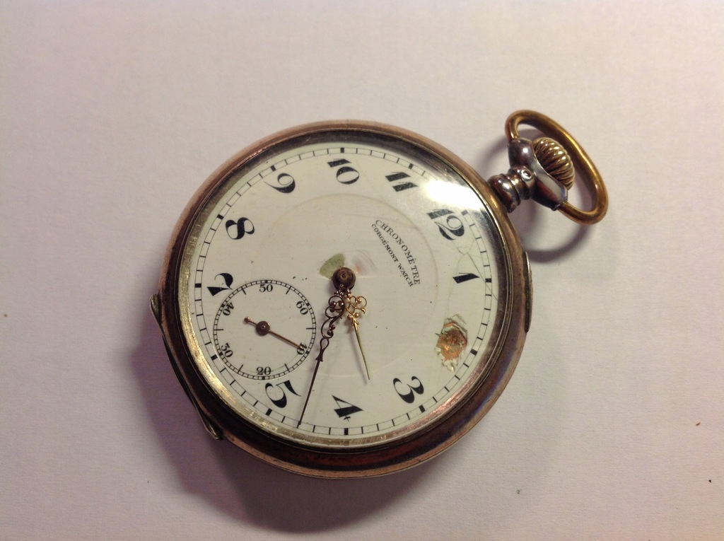 Zegarek kieszonkowy Chronometre Corgemont Watch