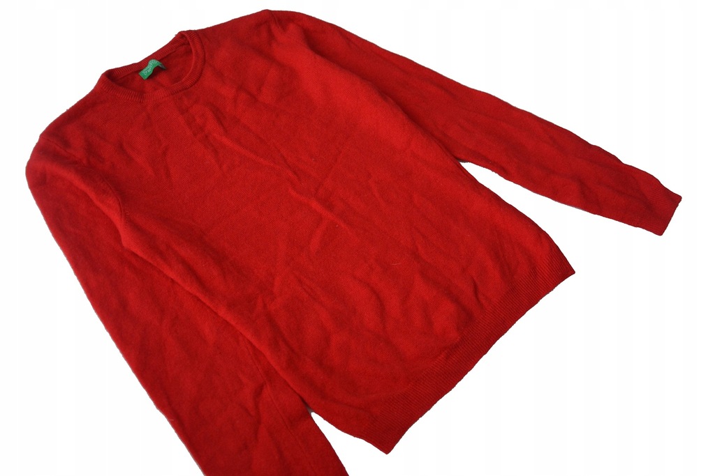 BENETTON wełniany sweterek 134/140 J.NOWY