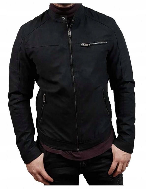 O1D303*JACK&JONES RAMONESKA CZARNA S 36 R01